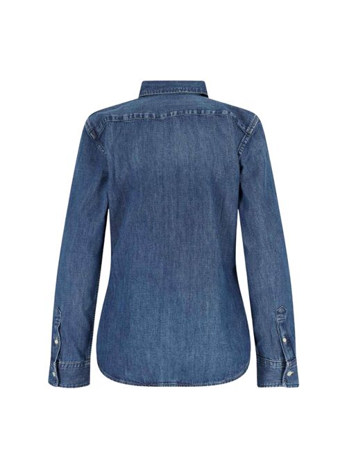 Camicia in denim con ricamo logo POLO RALPH LAUREN | 211969458001